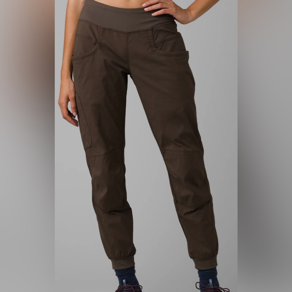 Prana Kanab pants organic cotton blend canvas in Granite size M